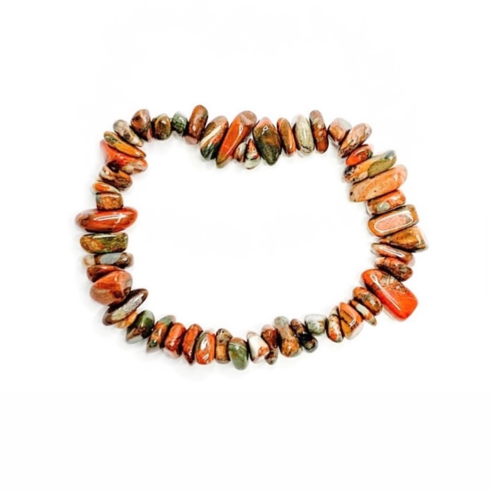 Jasper Bracelet • Grounding Jewelry • Stretch Bracelet • Vibrant Jewelry